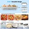 Costway Food Warmer Buffet Server 450W Stainless Steel Electric Warming Tray for Parties
